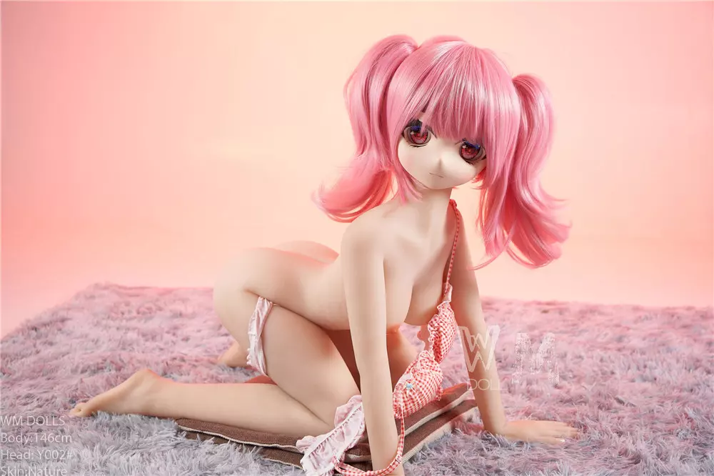 WM S-TPE 146cm Anime TPE Sex Doll with PVC Head #Y003